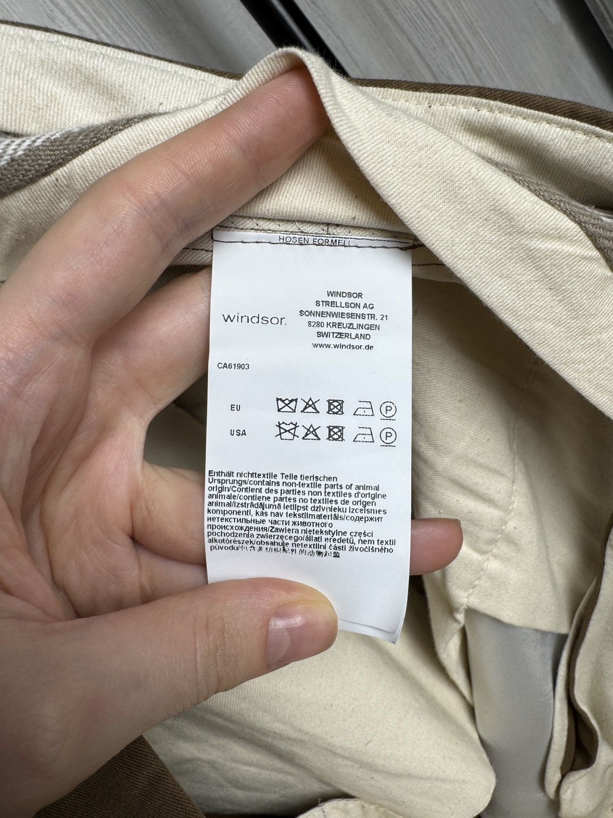 Other Windsor. Brown Solerto + Santios Cotton Silk Blend Suit 52 Size 42R - 11 Thumbnail