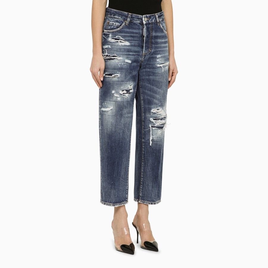 Dsquared2 o1d2blof0824 Denim Jeans in Blue Size 26" / US 2 / IT 38 - 3 Thumbnail