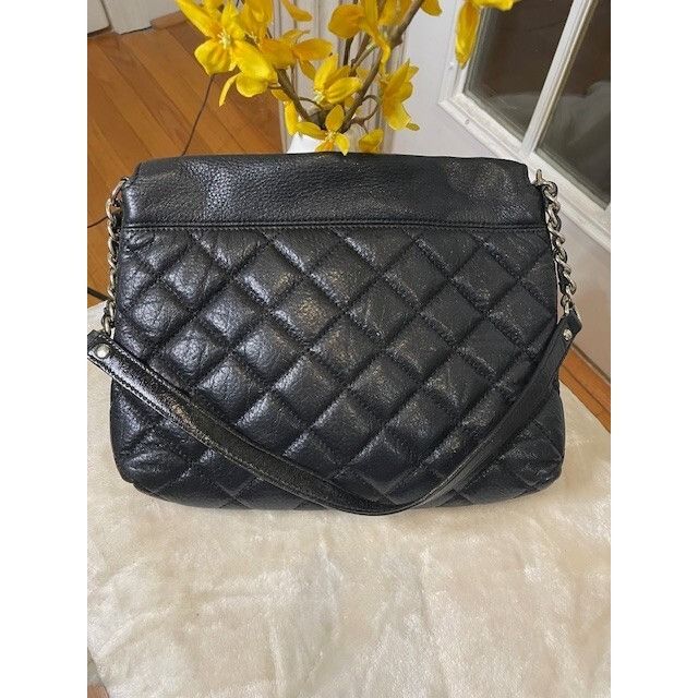Kate Spade KATE SPADE Gold Coast BLACK LEATHER Charlize Quilted Flap Sh Size ONE SIZE - 3 Thumbnail