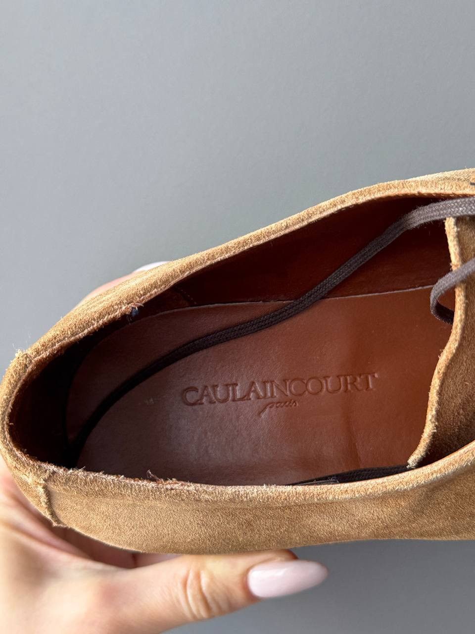 Japanese Brand RRP 1100$ Caulaincourt Leather Sued Vibram Shoes Size US 8 / EU 41 - 6 Thumbnail
