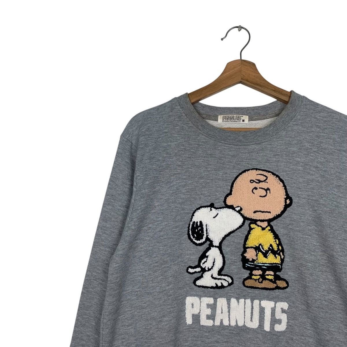 Peanuts Peanuts Snoopy Crewneck Gray Sweatshirt Size US M / EU 48-50 / 2 - 6 Thumbnail