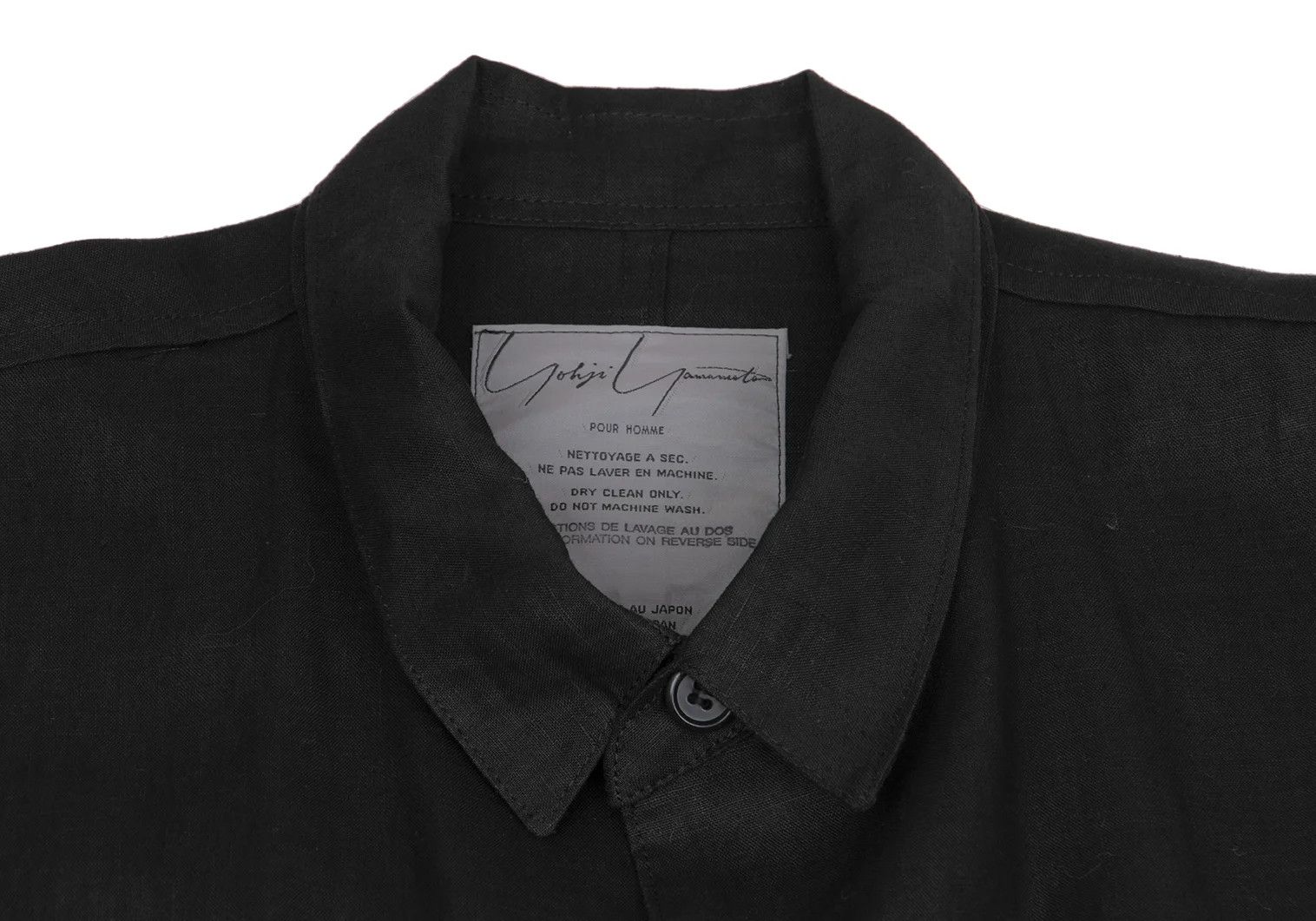 Yohji Yamamoto Yohji Yamamoto Linen Epaulet Shirt Coat Size US M / EU 48-50 / 2 - 3 Thumbnail