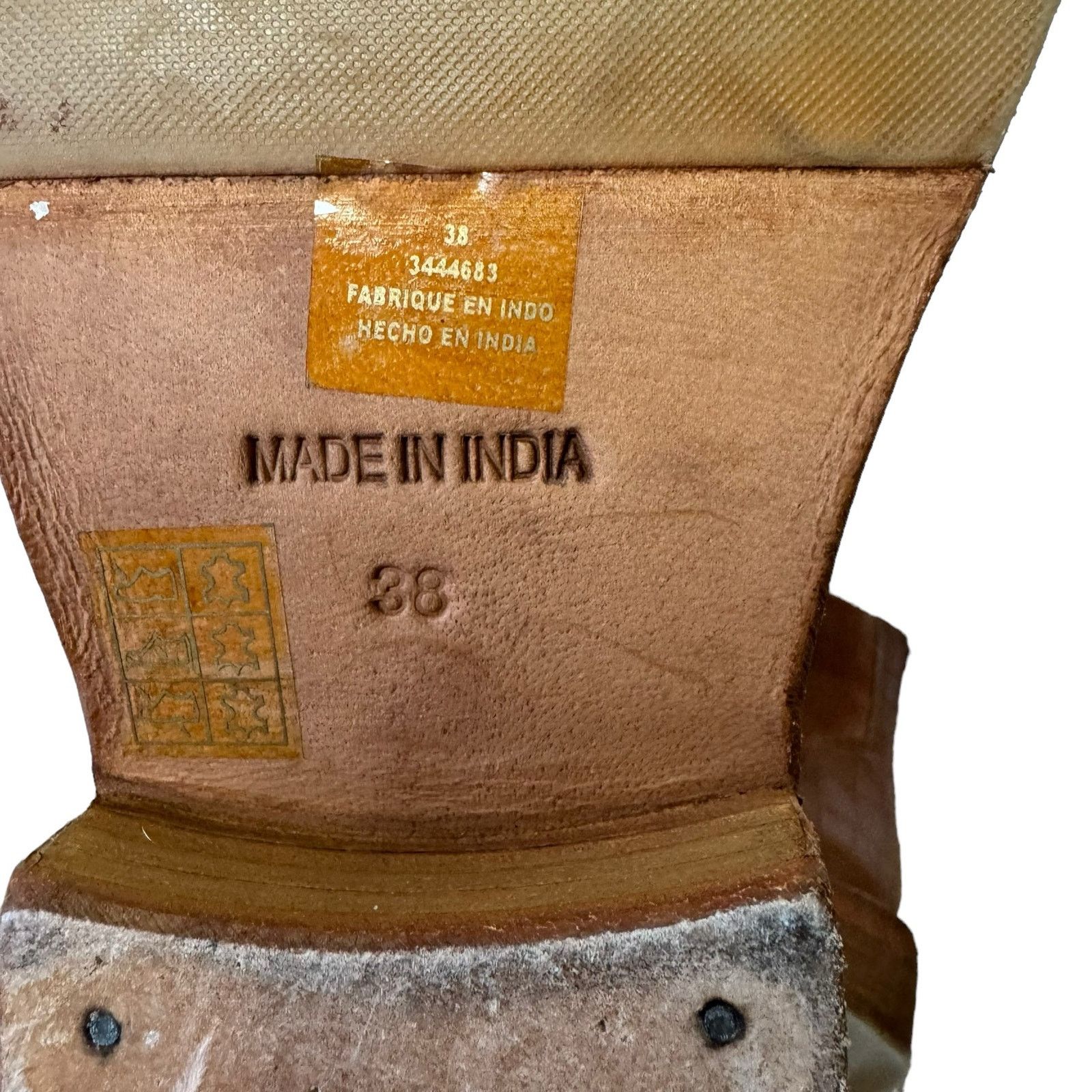 Free People FREE PEOPLE ARLO SANTA FE EMBOSSED ANKLE BOOTS Tan Croc Size US 8 / IT 38 - 8 Thumbnail
