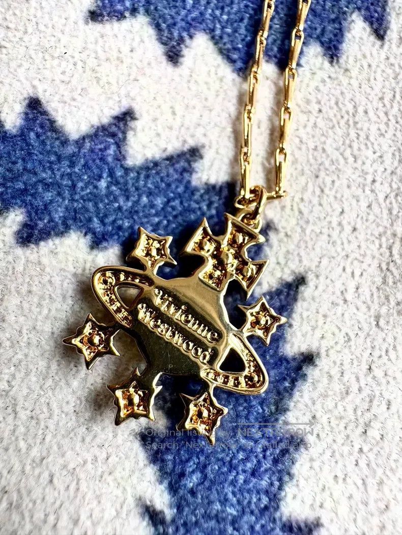 Vivienne Westwood Vivienne Westwood Mid-century blue and purple earth star n Size ONE SIZE - 2 Thumbnail