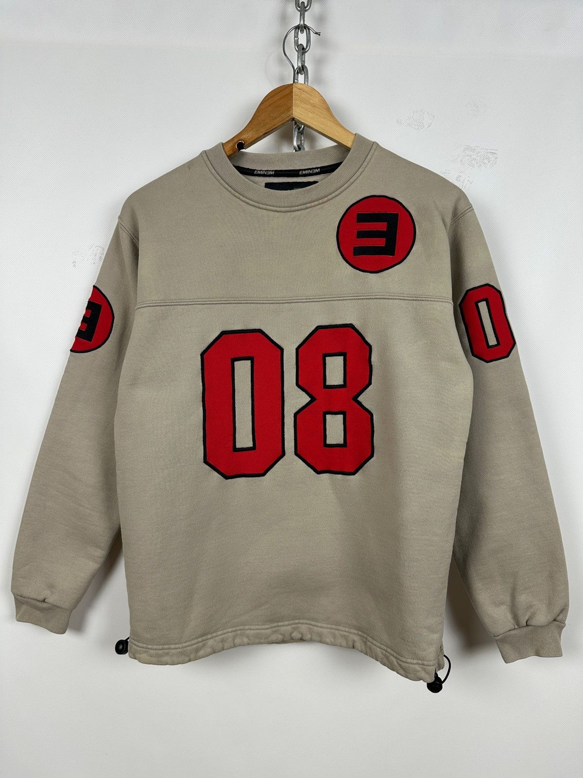 Eminem Vintage Eminem 08 Slim Shady Beige Sweatshirt Size US S / EU 44-46 / 1 - 1 Thumbnail