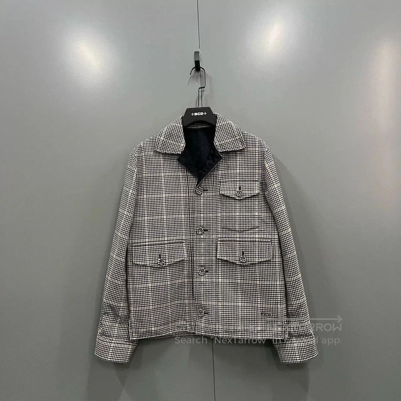 Dior Dior Color-blocked Plaid Collar Jacket Size 44. Size US L / EU 52-54 / 3 - 1 Thumbnail