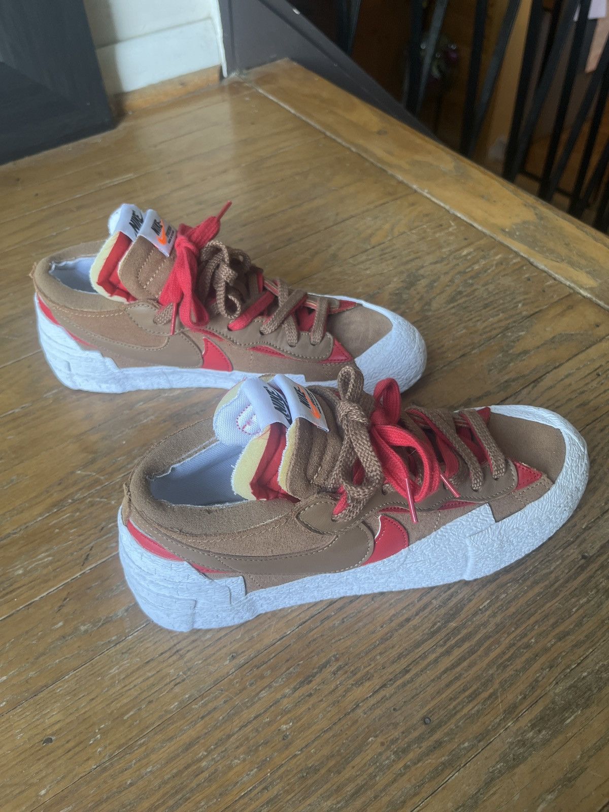 Nike × Sacai Nike x Sacai Blazer Low ‘British Tan’ Size US 8.5 / EU 41-42 - 2 Thumbnail
