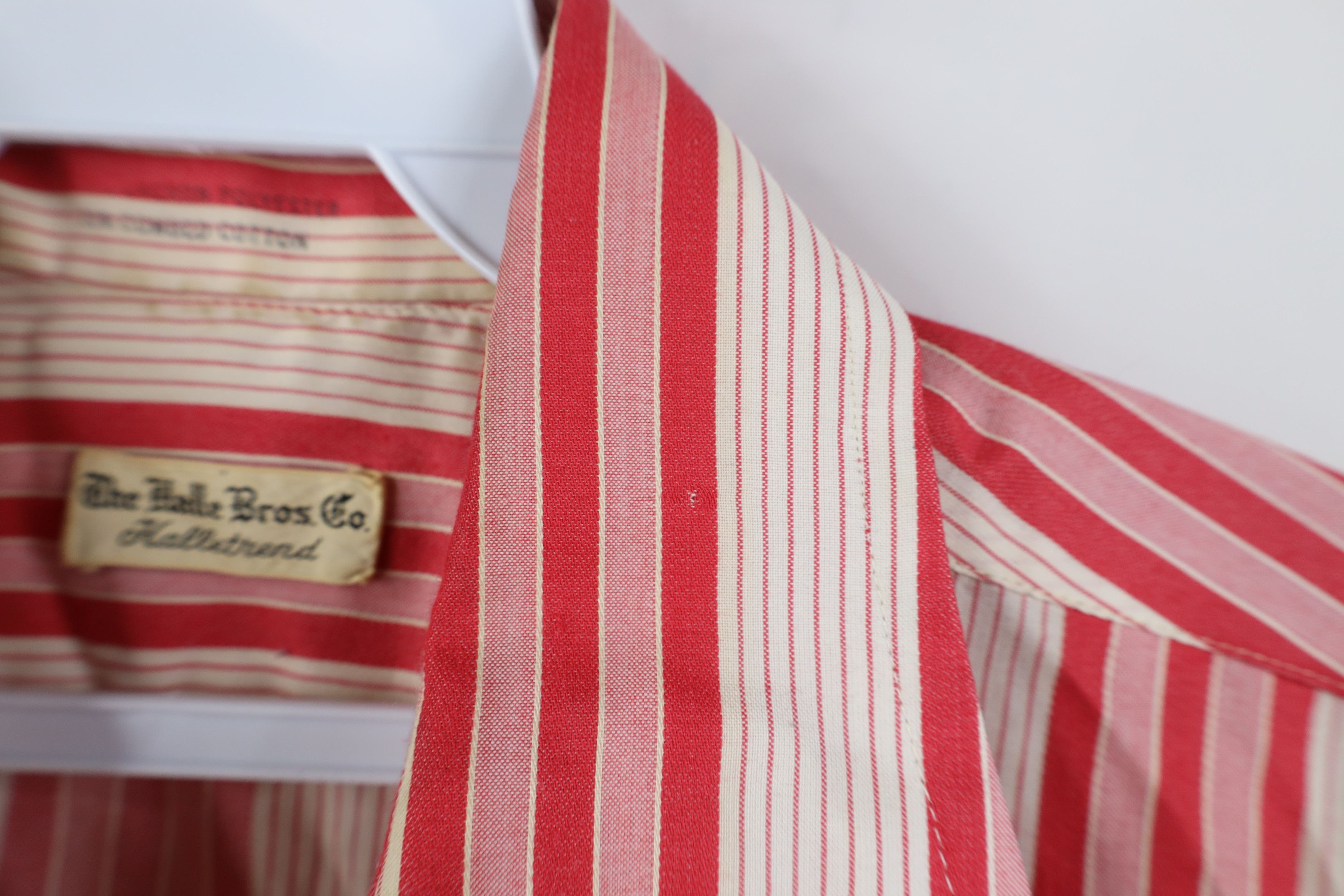 Vintage Vintage 50s 60s Streetwear Collar Striped Button Shirt USA Size US M / EU 48-50 / 2 - 4 Thumbnail