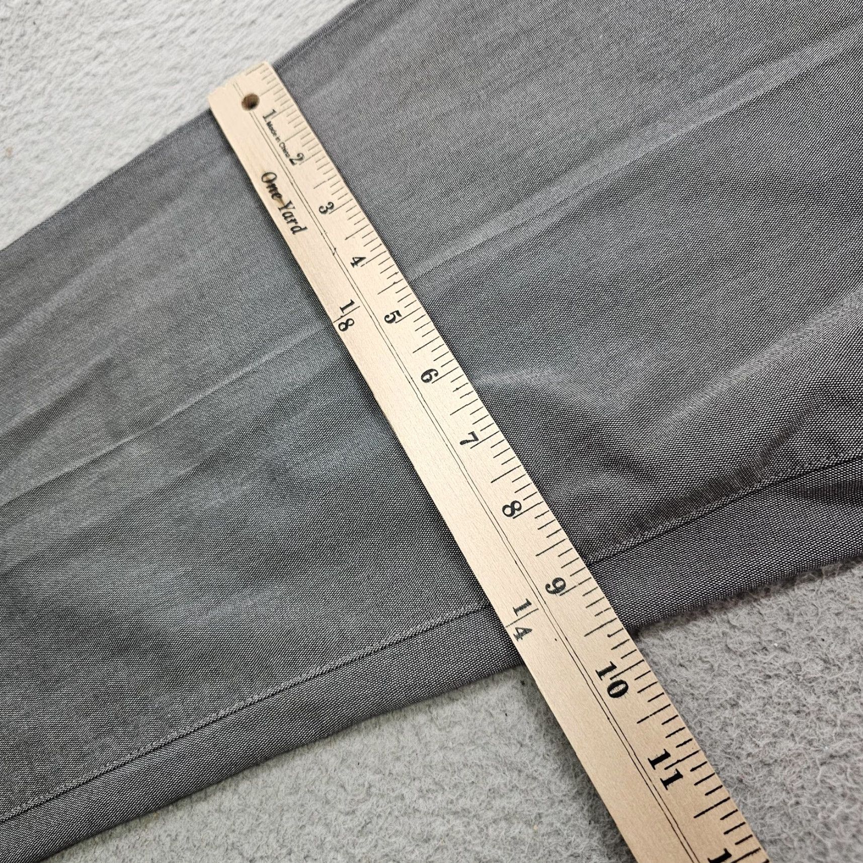 Bonobos Bonobos Tuesday Pants Mens 33x34 Gray Slim Fit Dress Casual Lightweight Workwear Pants Skinner? Size US 33 - 7 Thumbnail
