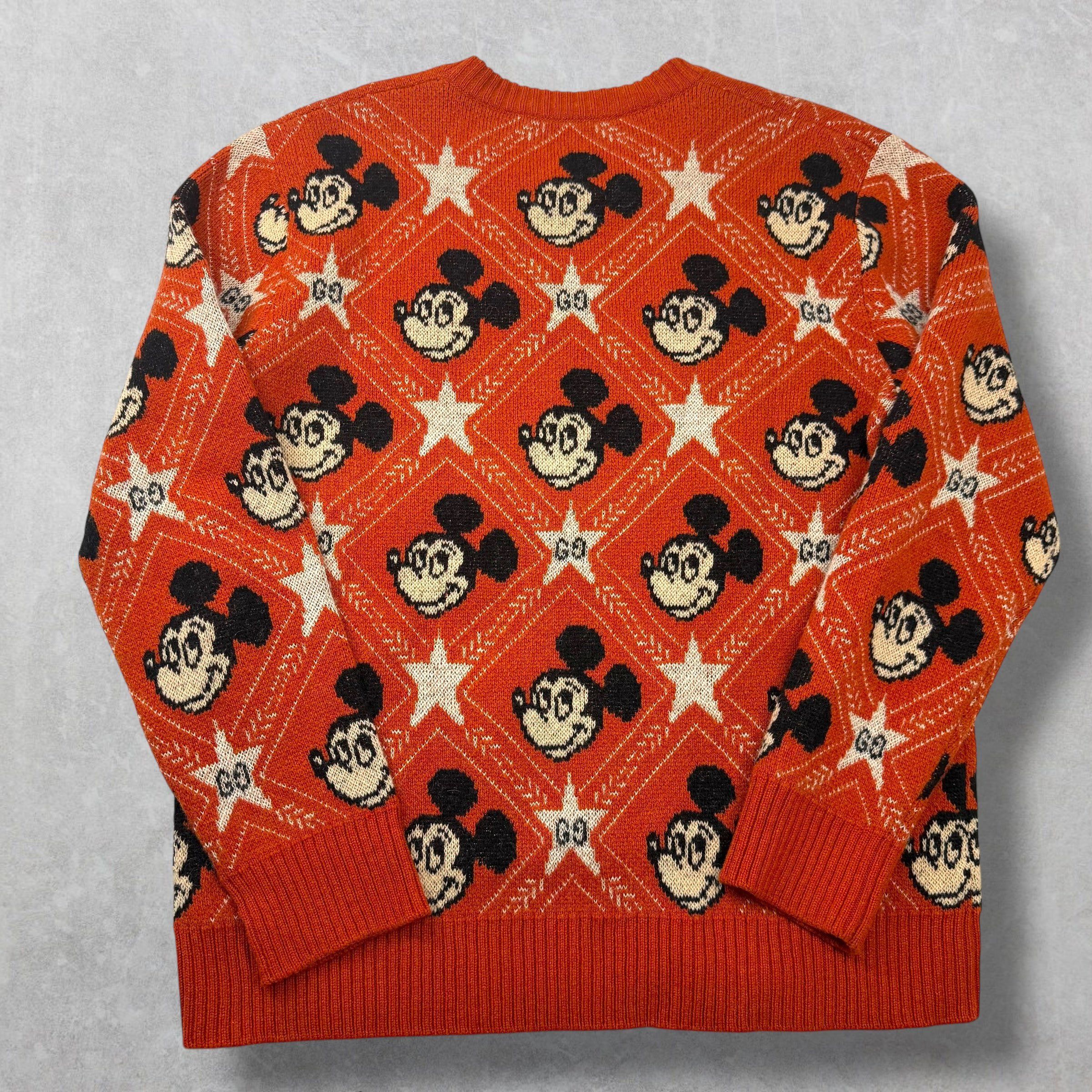 Gucci Gucci Disney Mickey Mouse Wool Orange Sweater L Size US L / EU 52-54 / 3 - 2 Thumbnail