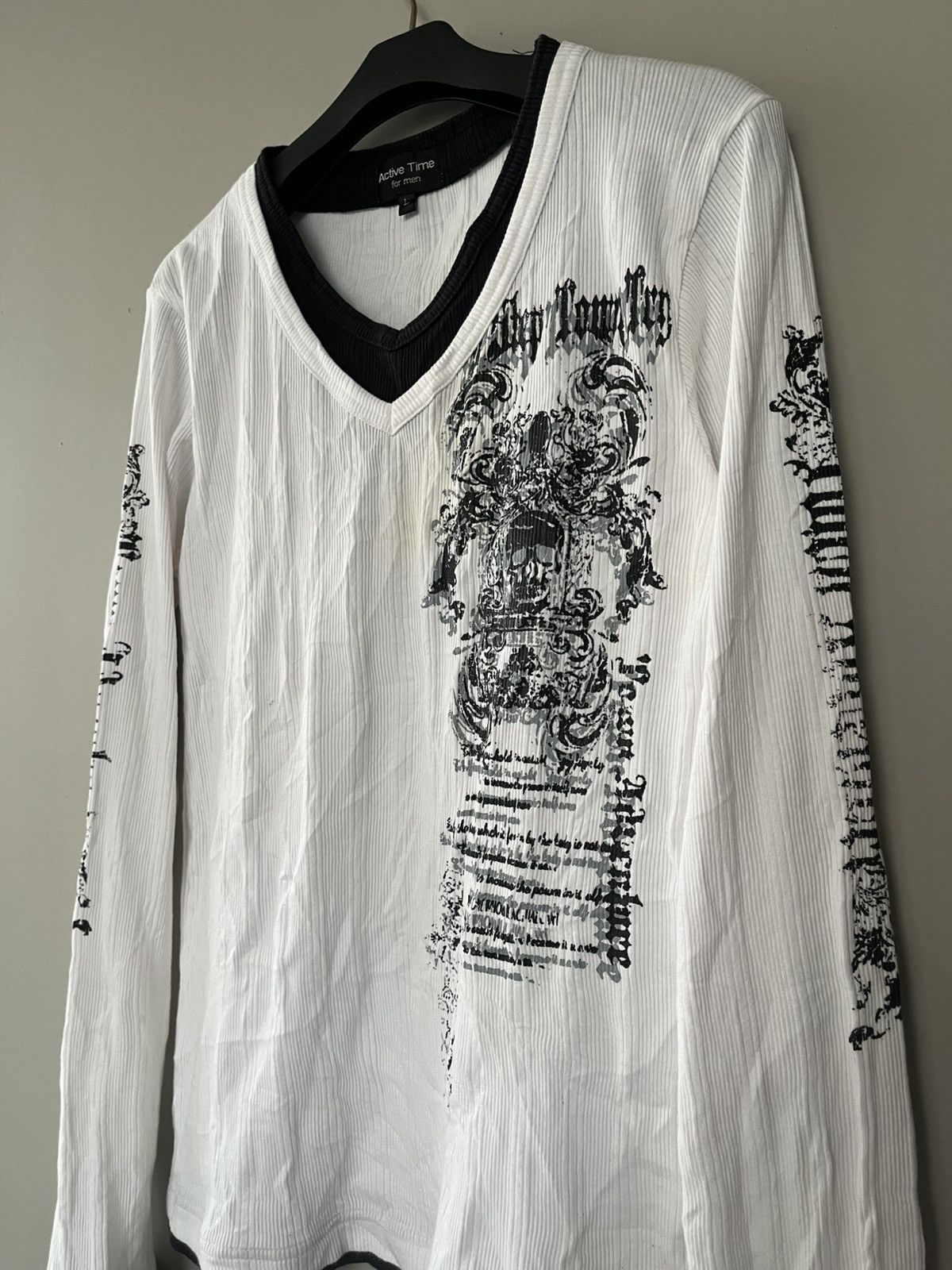 If Six Was Nine JAPANESE ACTIVE TIME POEM GOTHIC PUNK STYLE LONG SLEEVE Size US M / EU 48-50 / 2 - 2 Thumbnail