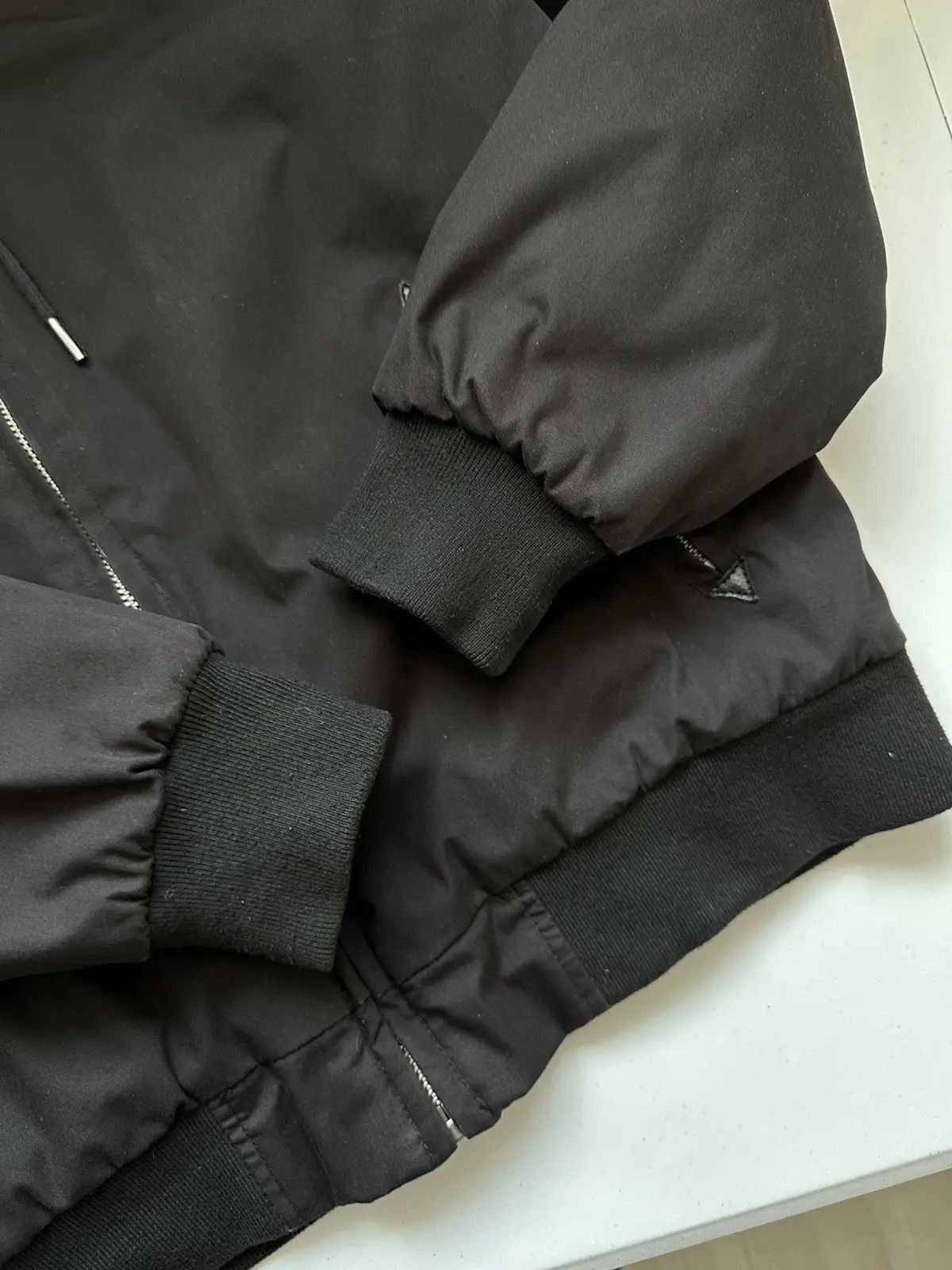 Schott Vintage Y2k Schott Nyc Bomber Hooded Jacket Zip Size US L / EU 52-54 / 3 - 8 Thumbnail
