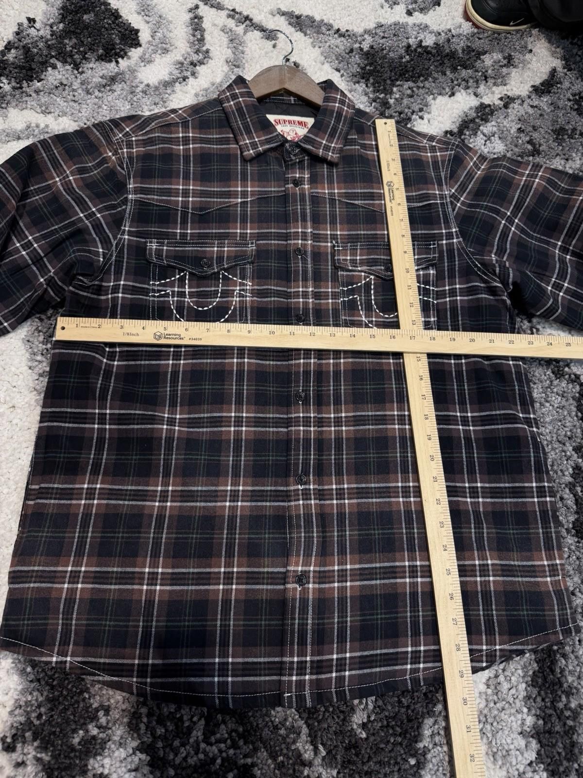 Supreme Supreme x True Religion Quilted Lined Plaid Flannel Large Size US L / EU 52-54 / 3 - 9 Thumbnail