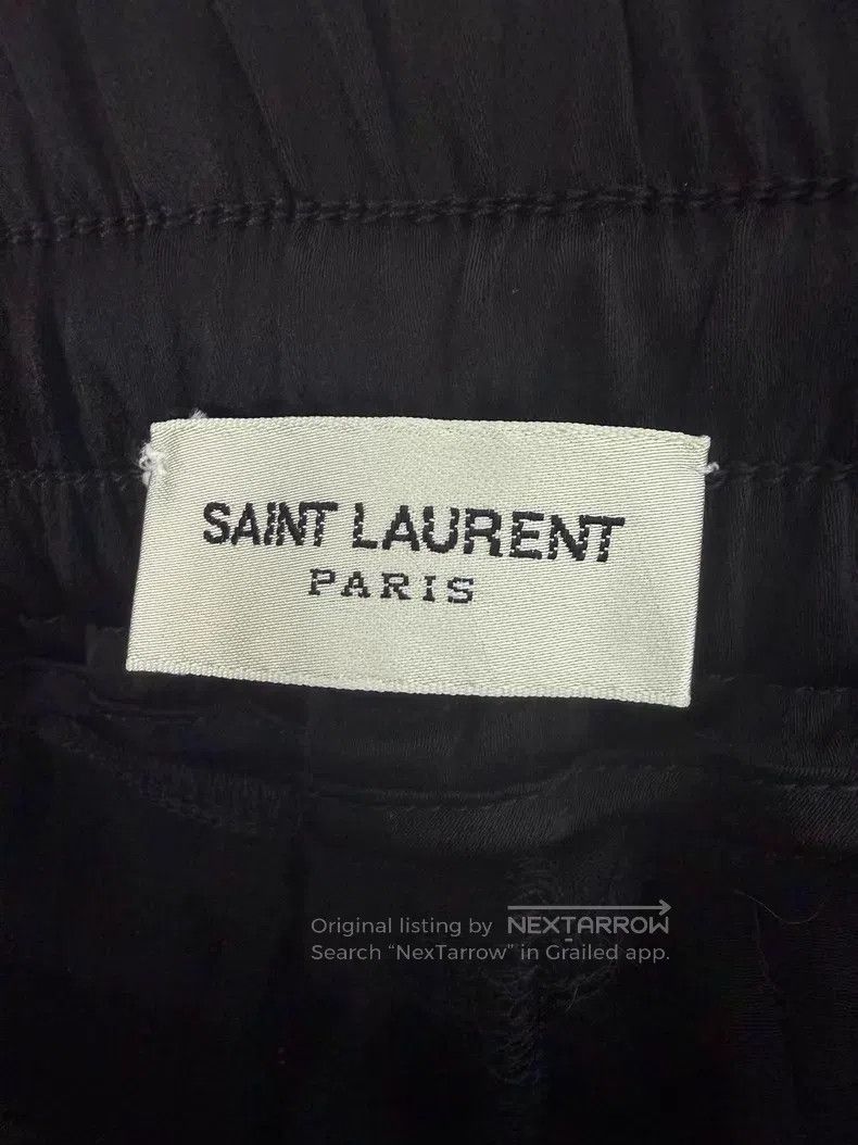 Saint Laurent Paris Saint Laurent Paris size XL Black Velvet Wide-leg Trousers Size US 27 - 5 Thumbnail