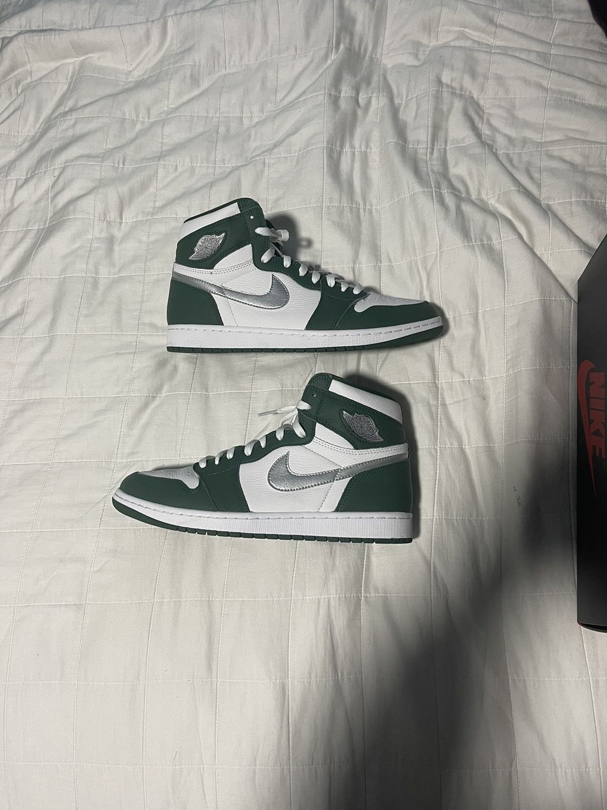 image of Jordan Brand 1 Gorge Green Shoes, Men's (Size 11)