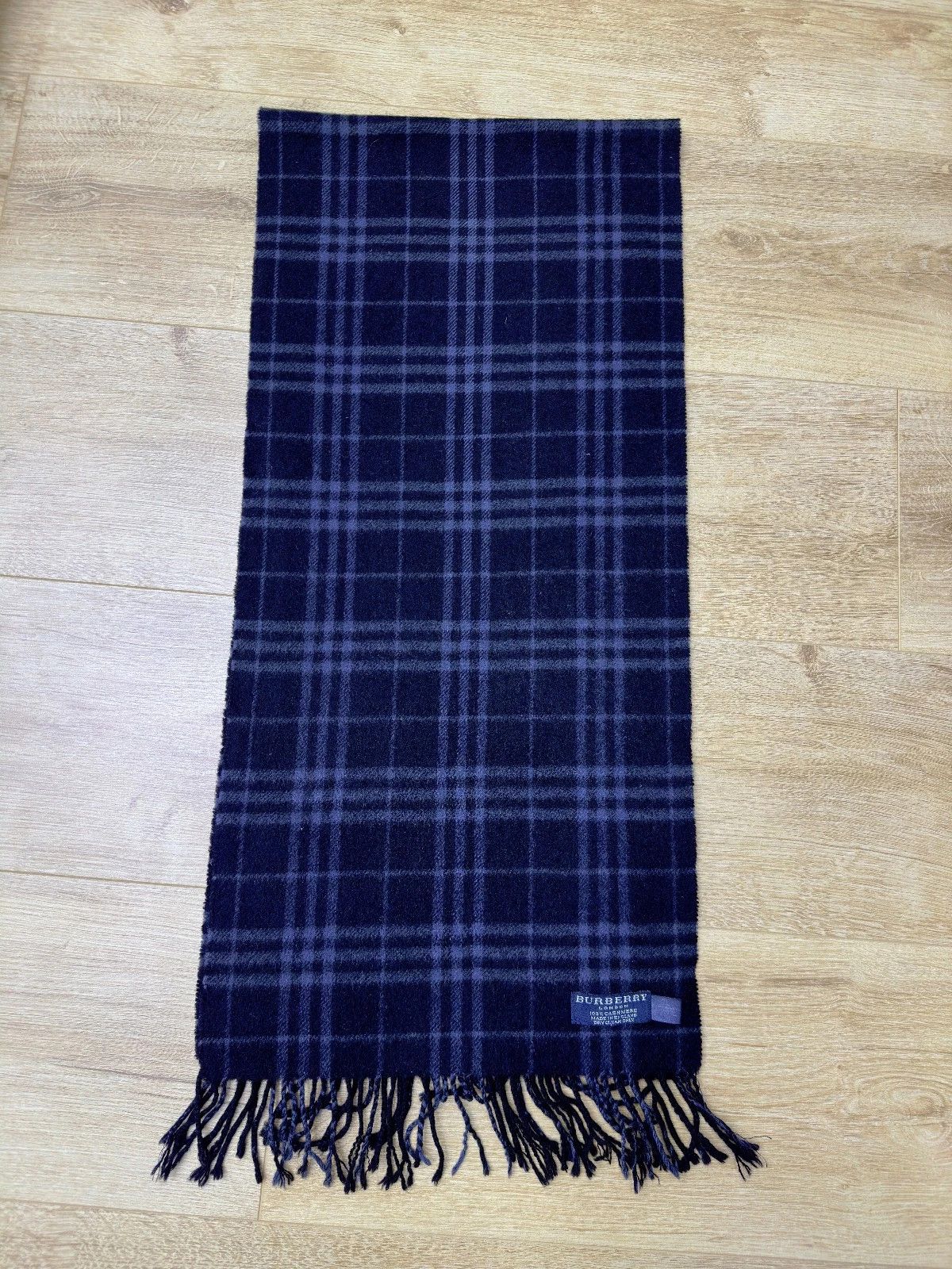 Burberry Rare Vintage Burberry London Cashmere Check Scarf 140×31 cm Size ONE SIZE - 2 Thumbnail