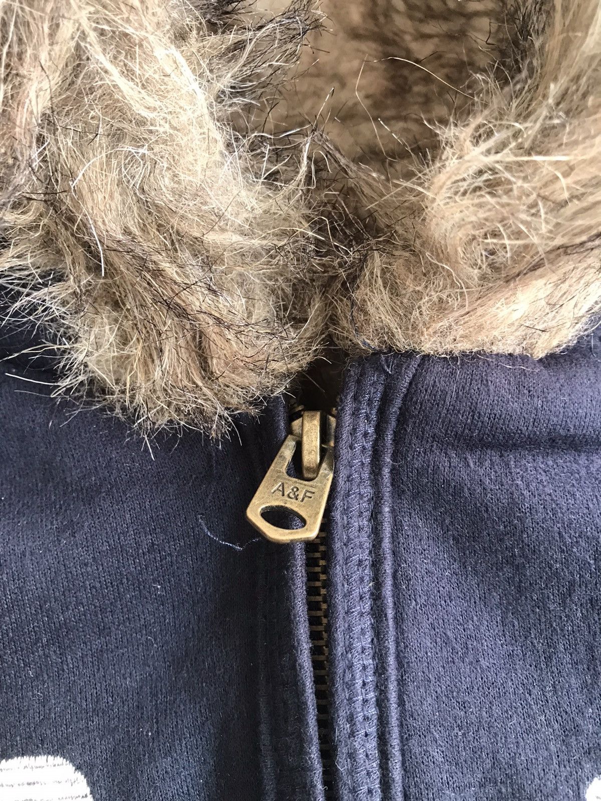 Abercrombie & Fitch Abercrombie & Fitch Fur Hoodie Size US XL / EU 56 / 4 - 5 Thumbnail