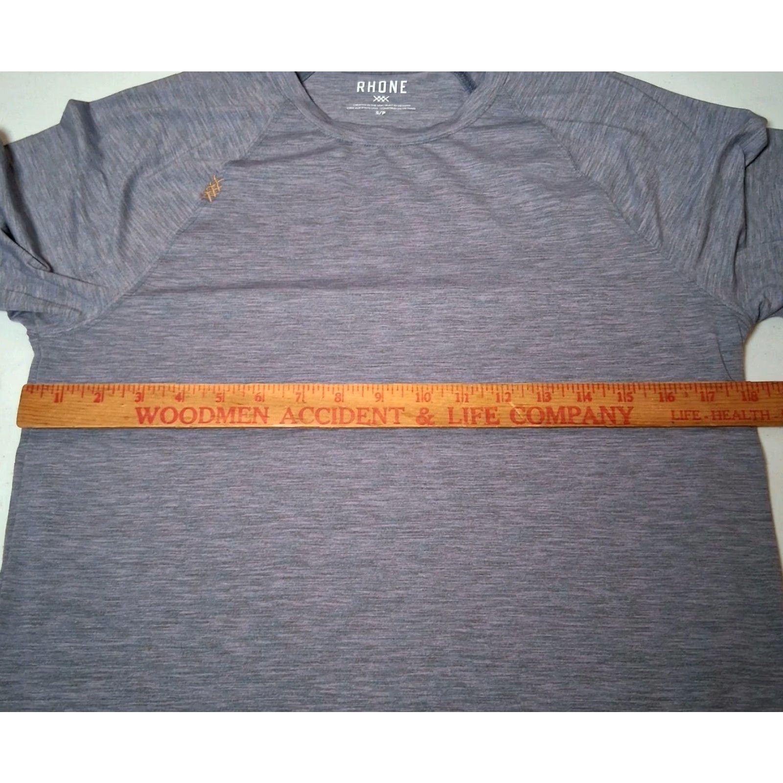 Rhone Rhone Shirt Men S Performance Wear Long Sleeve Raglan Multicolor Heather Athletic Gym Running Cross Training Size US S / EU 44-46 / 1 - 3 Thumbnail