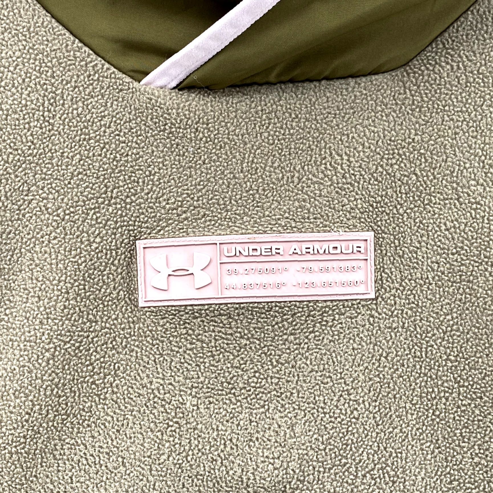 Under Armour Under Armour Storm Hoodie Women's Large Military Green Polar Fleece Athleisure Size L / US 10 / IT 46 - 2 Thumbnail