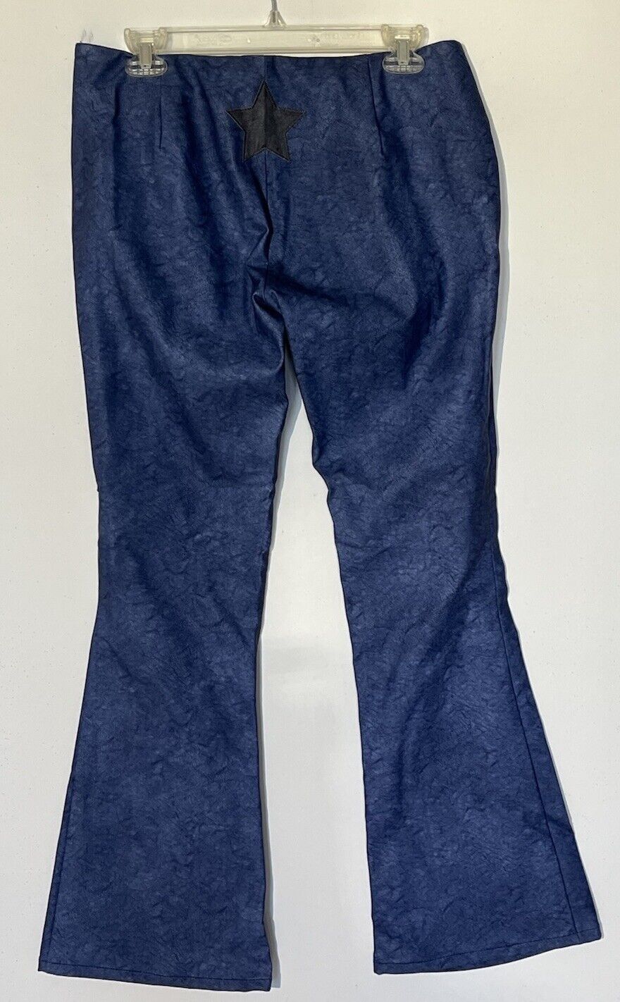 I.AM.GIA L.AM.GIA Washed Faux Vegan Leather Stretch Flared Leg Pants Size 31" - 4 Thumbnail