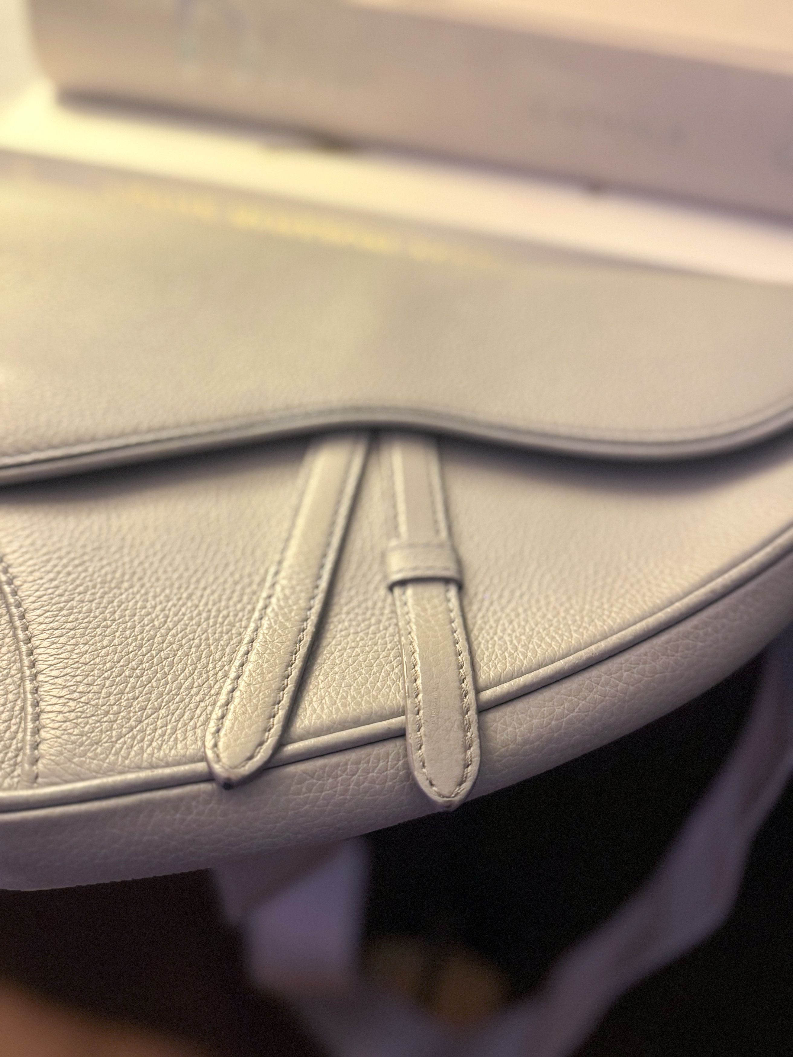 Christian Dior Monsieur Christian Dior Saddle Bag (Gray) Size ONE SIZE - 9 Thumbnail