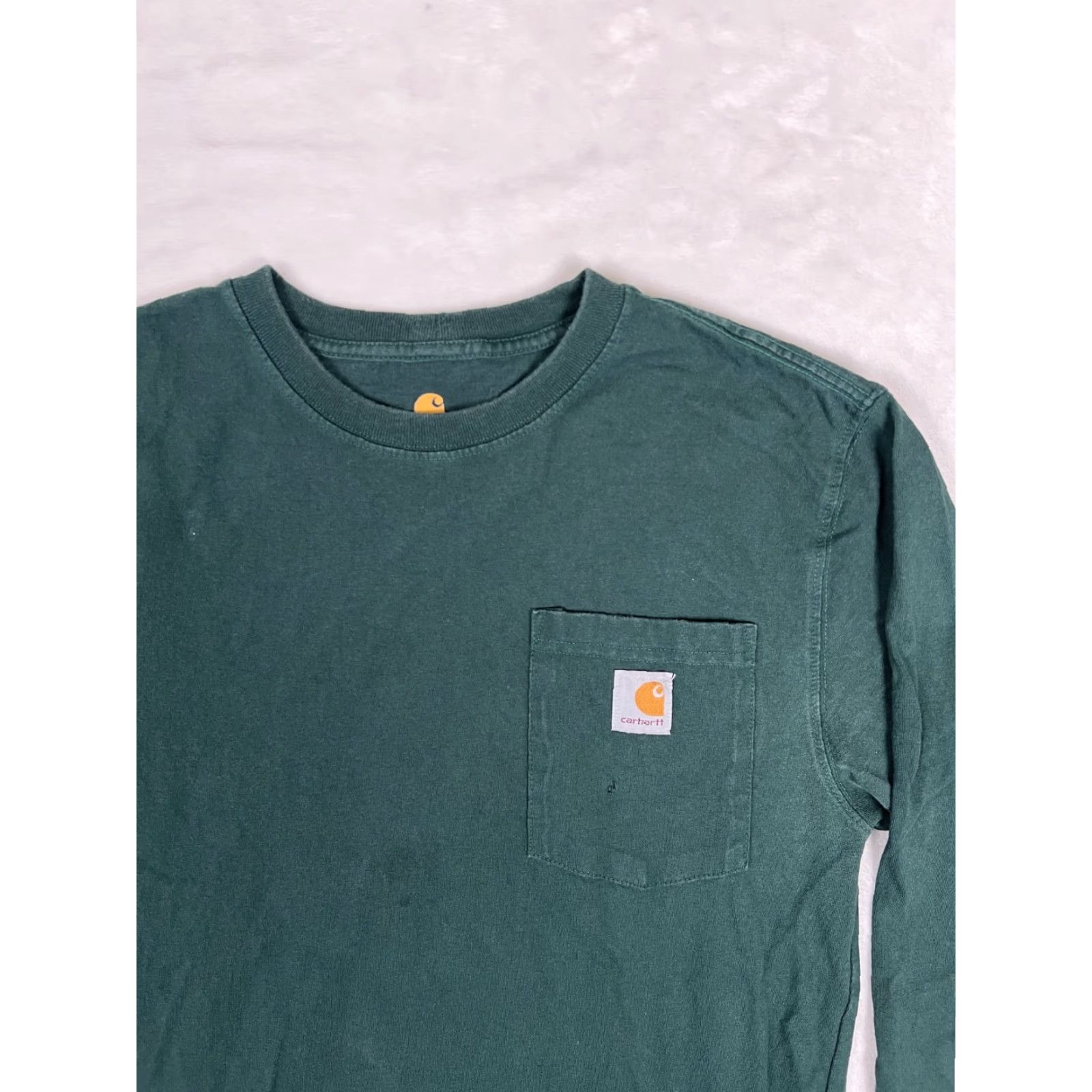 Carhartt VINTAGE Carhartt Shirt Long Sleeve Pocket Shirt Regular Mens S Black All Seasons Workwear Sun Faded Grunge Pocket Size US S / EU 44-46 / 1 - 2 Thumbnail
