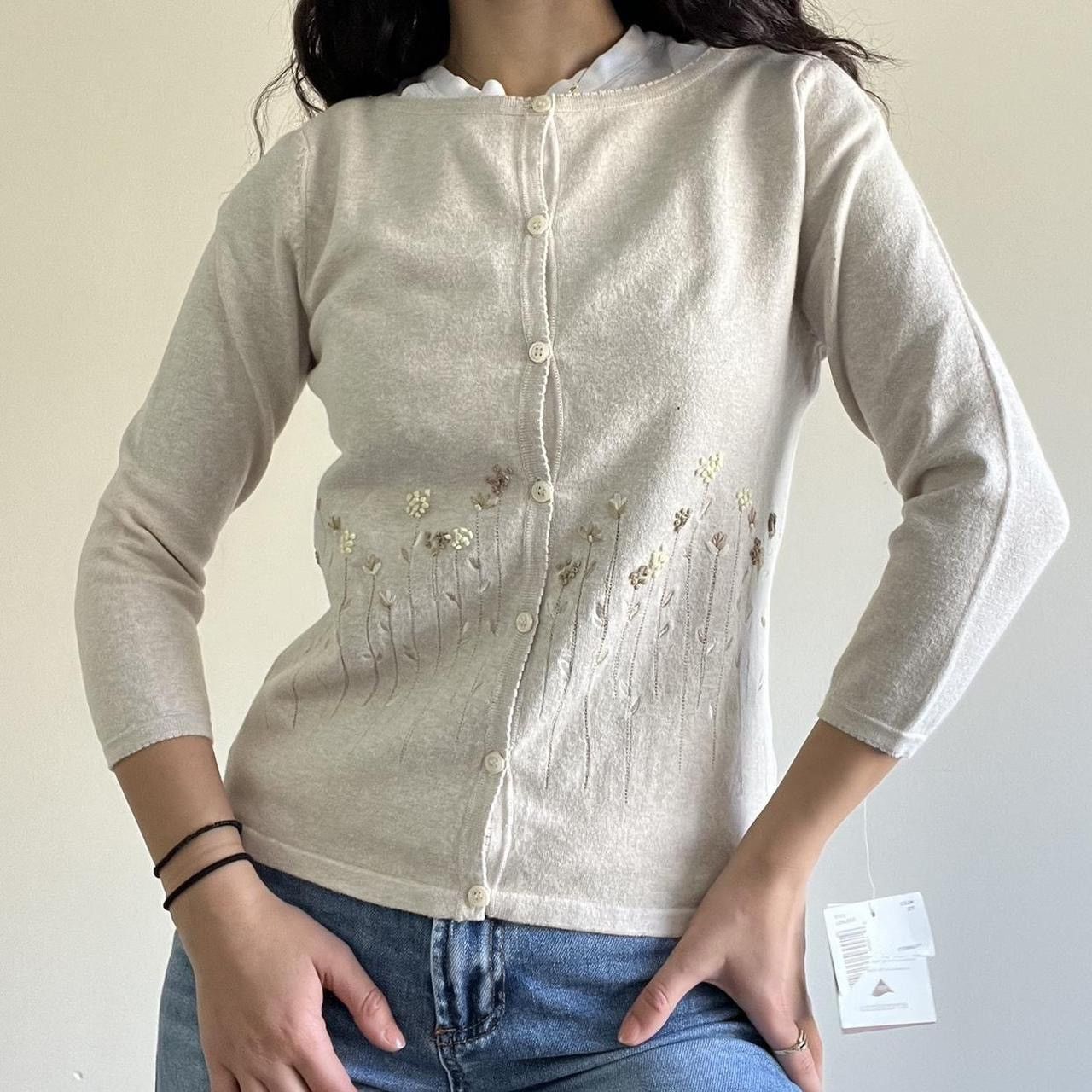 Vintage Vtg Liz Claiborne cardigan NWT Size S / US 4 / IT 40 - 3 Thumbnail