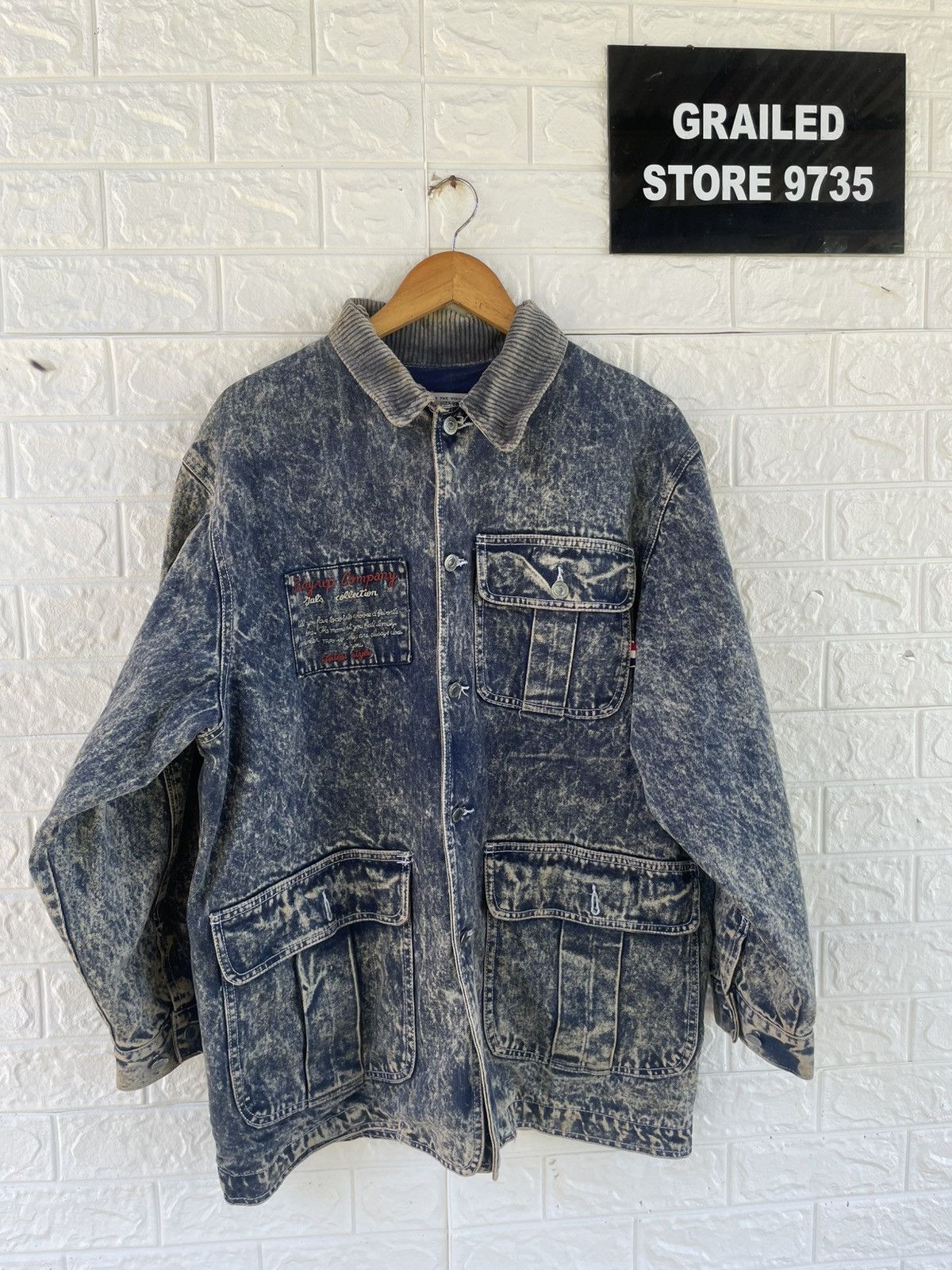 Japanese Brand × Vintage Vintage Tray-Up Denim Jacket Size US XL / EU 56 / 4 - 1 Thumbnail