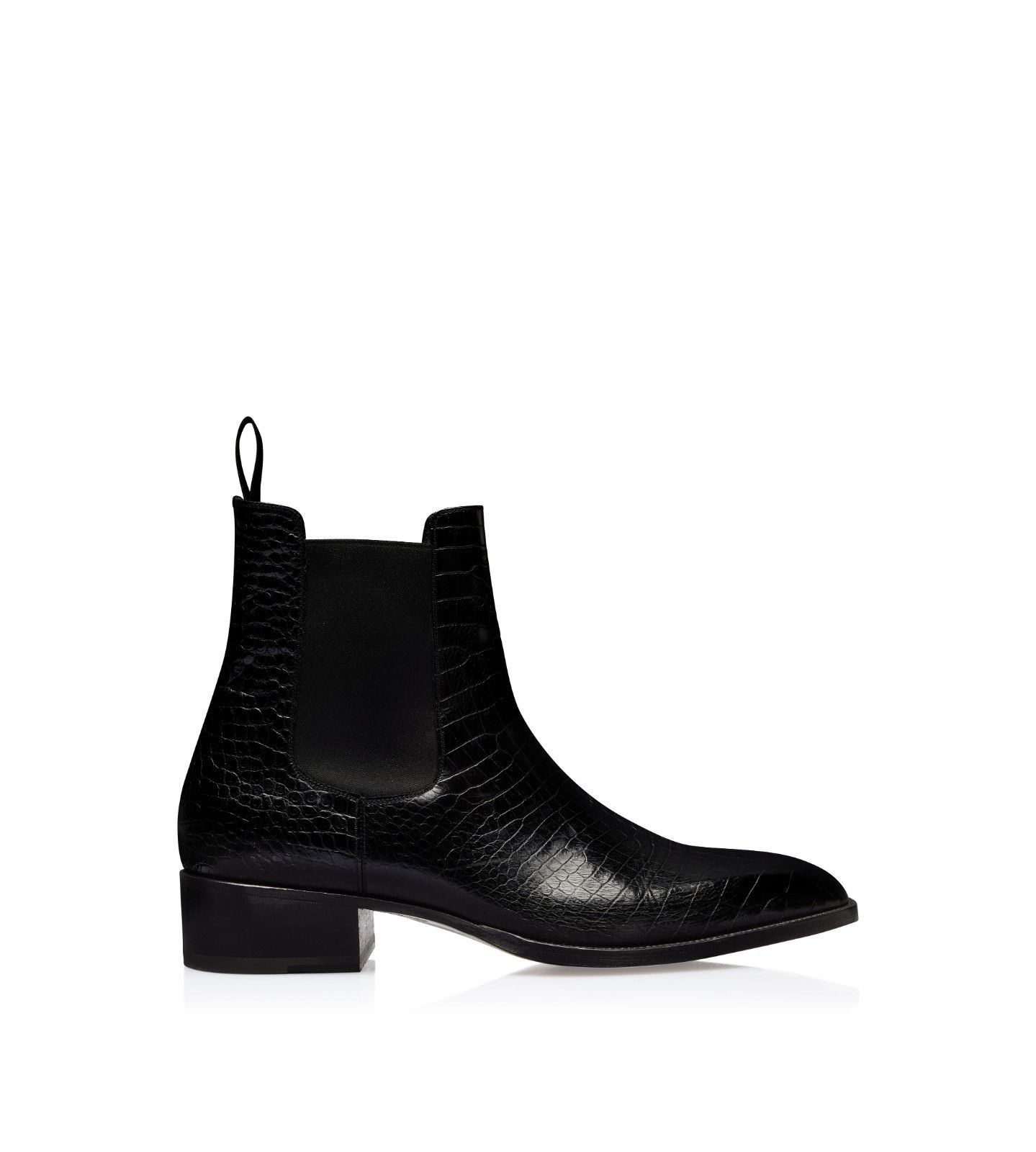 Tom Ford o1sndg0126 Size: 9 TF / Croc-Effect Leather Chelsea Boots Size US 11 / EU 44 - 1 Preview