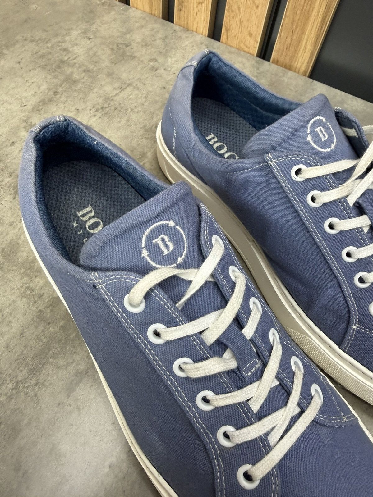 Boggi Boggi Milano Blue Sneaker’s Men’s Size 44 Size US 10.5 / EU 43-44 - 5 Thumbnail