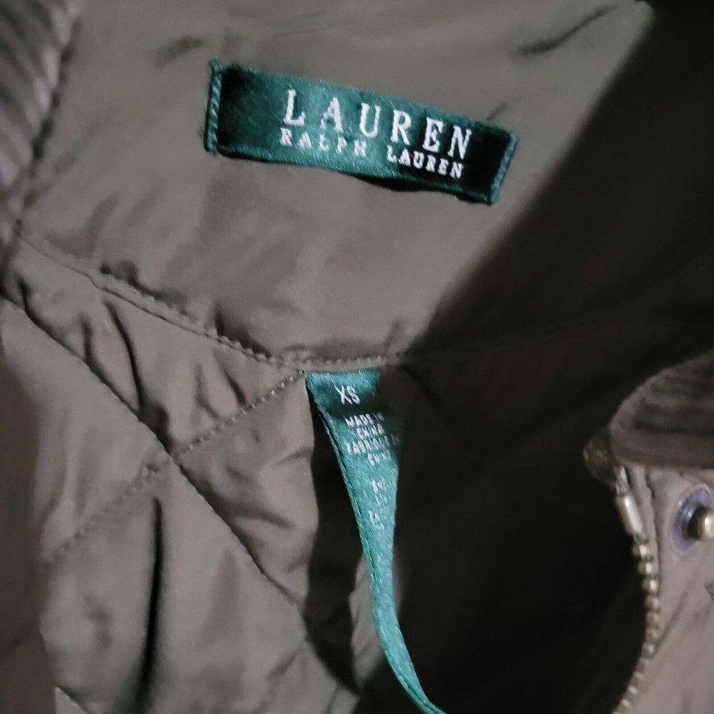 Ralph Lauren Lauren Ralph Lauren Women Quilted Corduroy Mid-length Jacket Size XS / US 0-2 / IT 36-38 - 15 Thumbnail