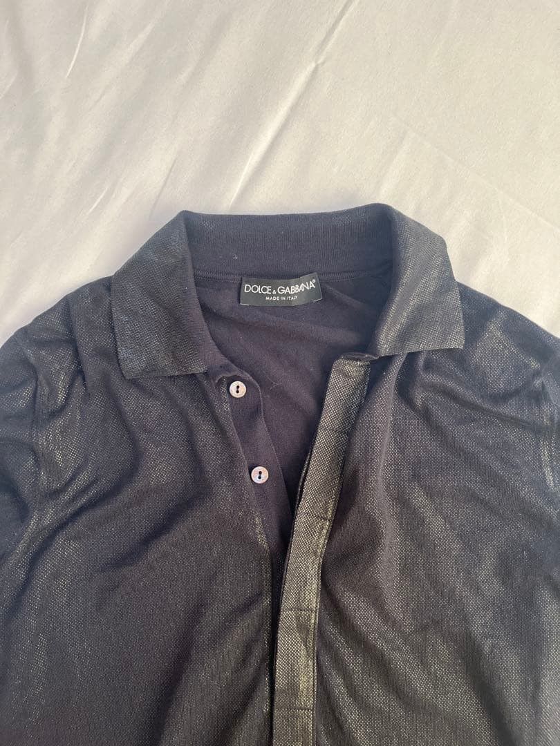 Dolce & Gabbana Dolce & Gabbana mainline coated long sleeve polo Size US S / EU 44-46 / 1 - 3 Thumbnail
