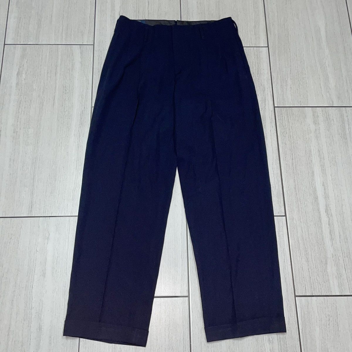 Polo Ralph Lauren Polo Ralph Lauren USA Made Wool Pleated Trousers Size US 34 / EU 50 - 1 Thumbnail