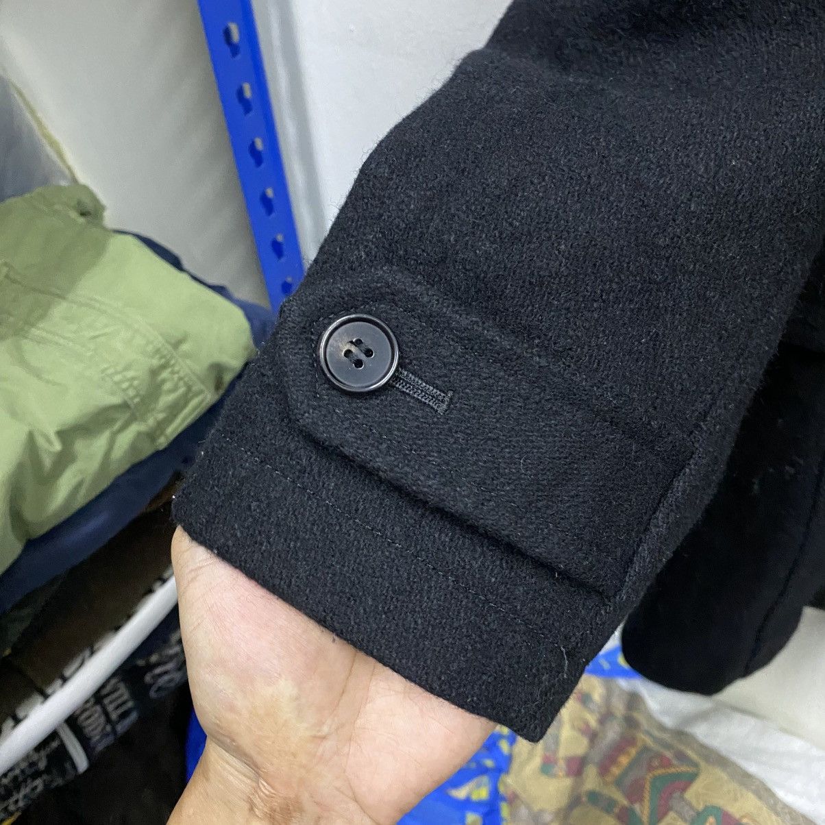 Katharine Hamnett London 🥷🏿Katharine Hamnett London Black Wool Duffle Coat (M) Size US M / EU 48-50 / 2 - 6 Thumbnail
