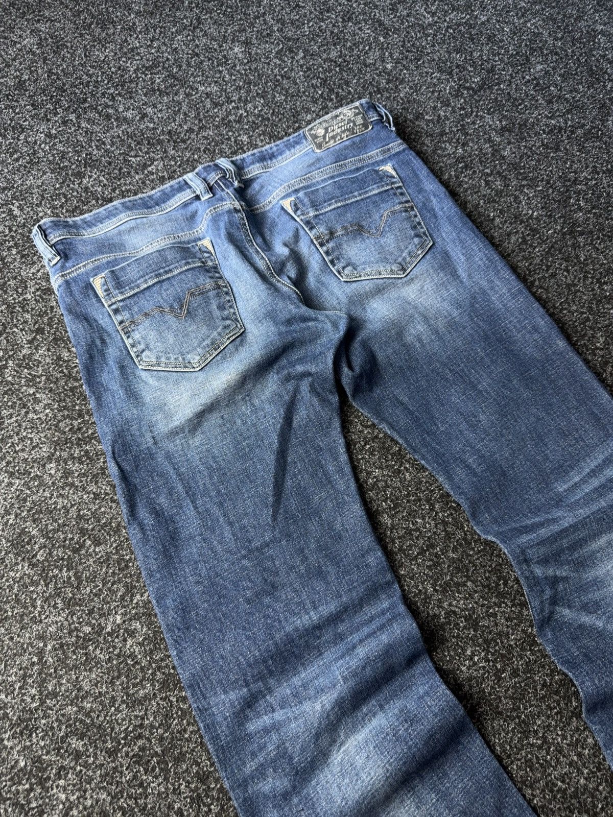 Diesel Luxury Avant Garde Diesel Safado-R Straight Jeans retro Size US 38 / EU 54 - 16 Thumbnail