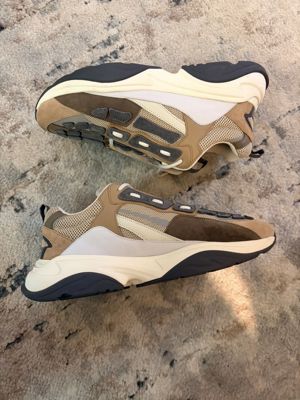 Amiri Amiri Bone Runner low top-laced-up sneakers Size US 13 / EU 46 - 2 Thumbnail