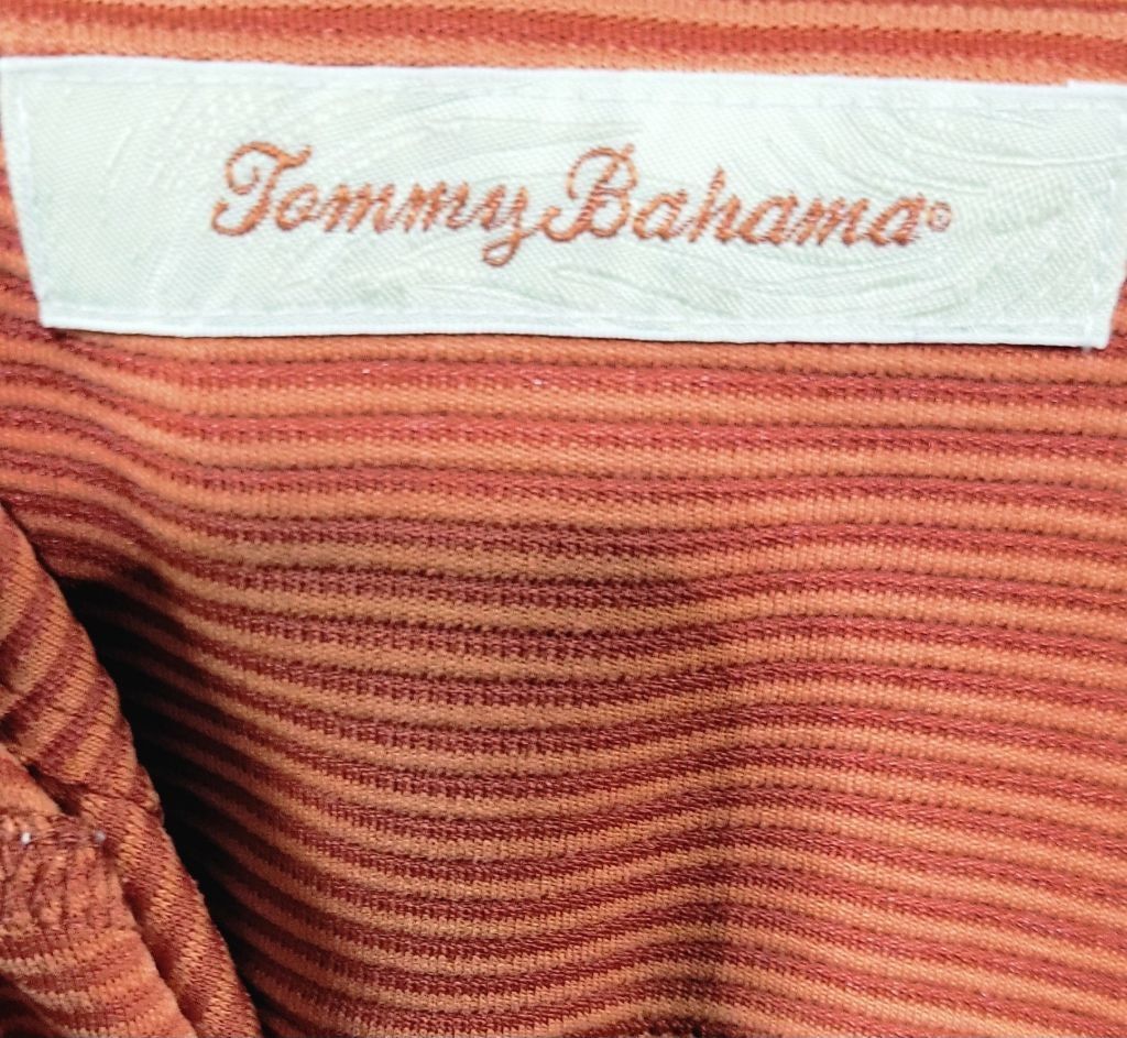 Tommy Bahama Men's Tommy Bahama Coast Sandypoint Woven Polo Shirt XL Size US XXL / EU 58 / 5 - 5 Thumbnail