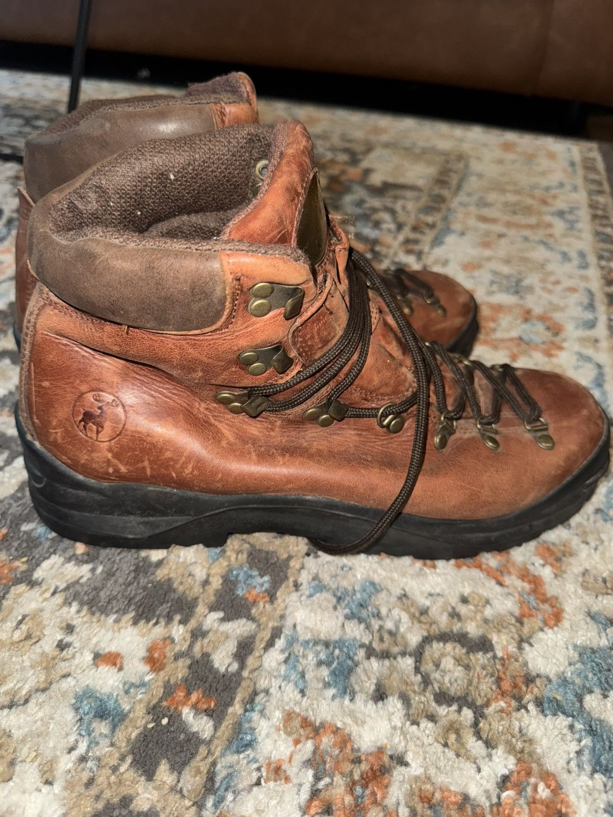 John Deere × Vintage Brown Elk Woods Boots Size US 12 / EU 45 - 4 Thumbnail