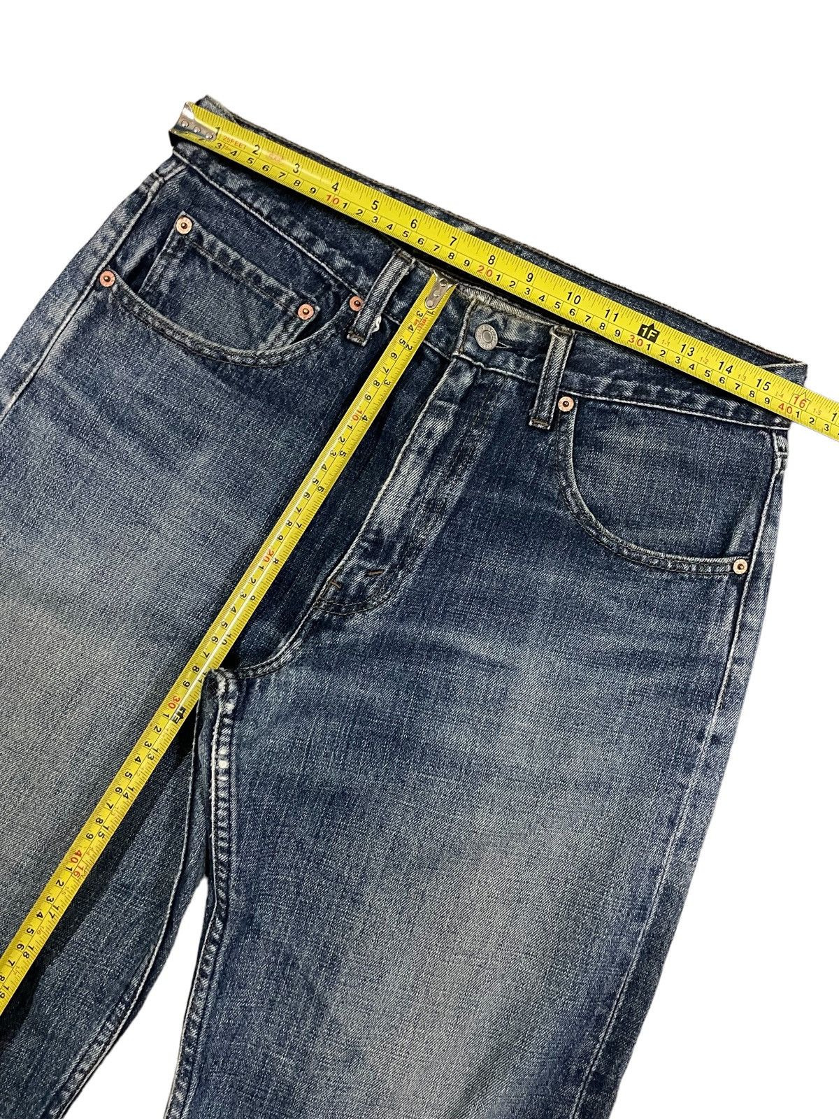 Levi's Vintage Levi’s Stone Wash Denim Baggy Straight Cut Jeans Size US 32 / EU 48 - 11 Thumbnail