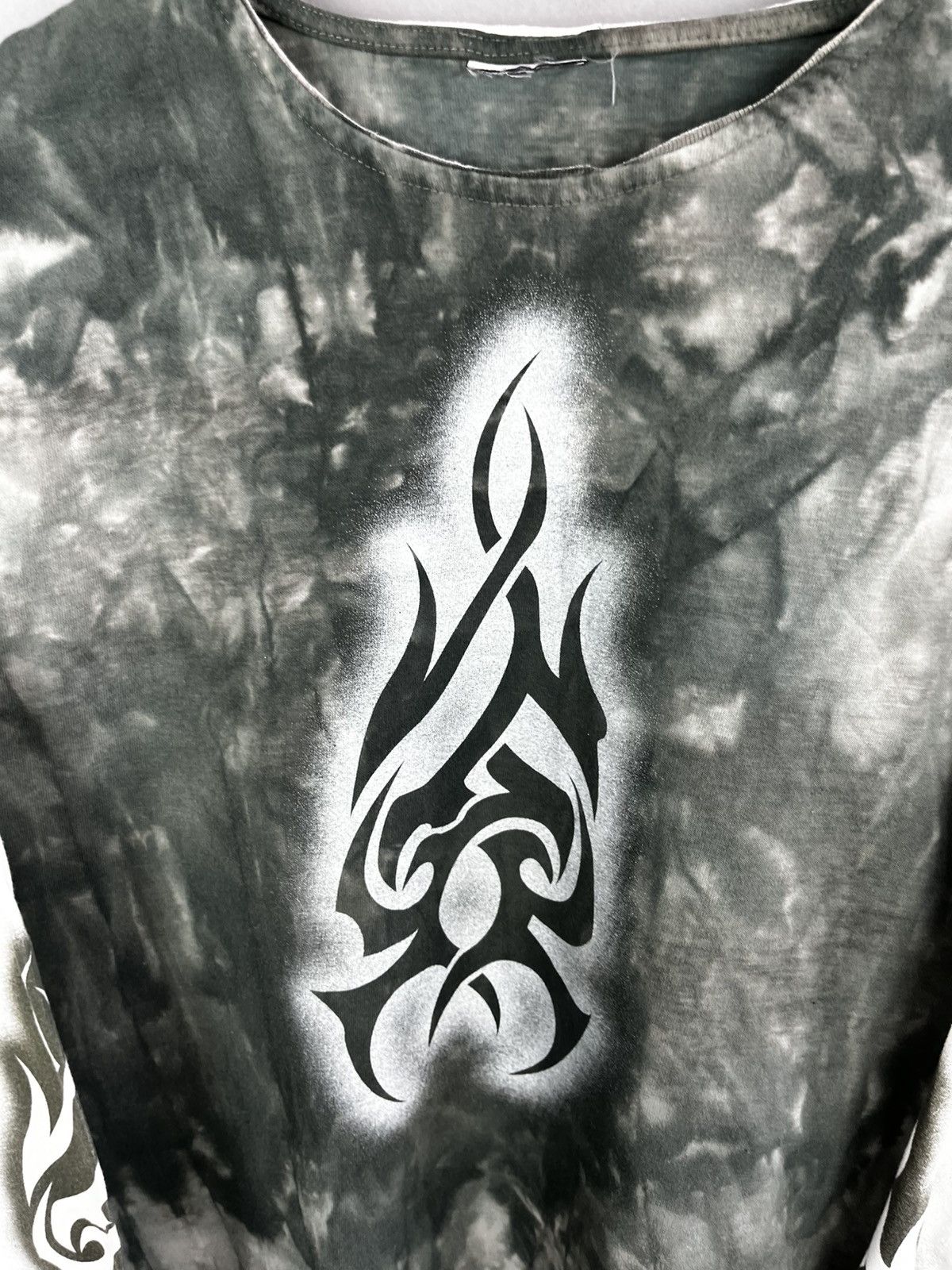 Other Vintage 90s Y2K Tribal Tattoo Japanese Long Sleeve Size US M / EU 48-50 / 2 - 7 Thumbnail