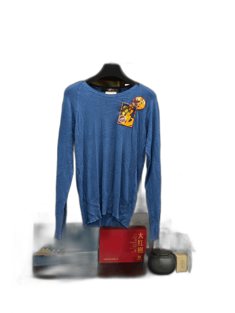 Andrew Mackenzie Andrew Mackenzie Long Sleeve Blue Top Size US M / EU 48-50 / 2 - 1 Thumbnail