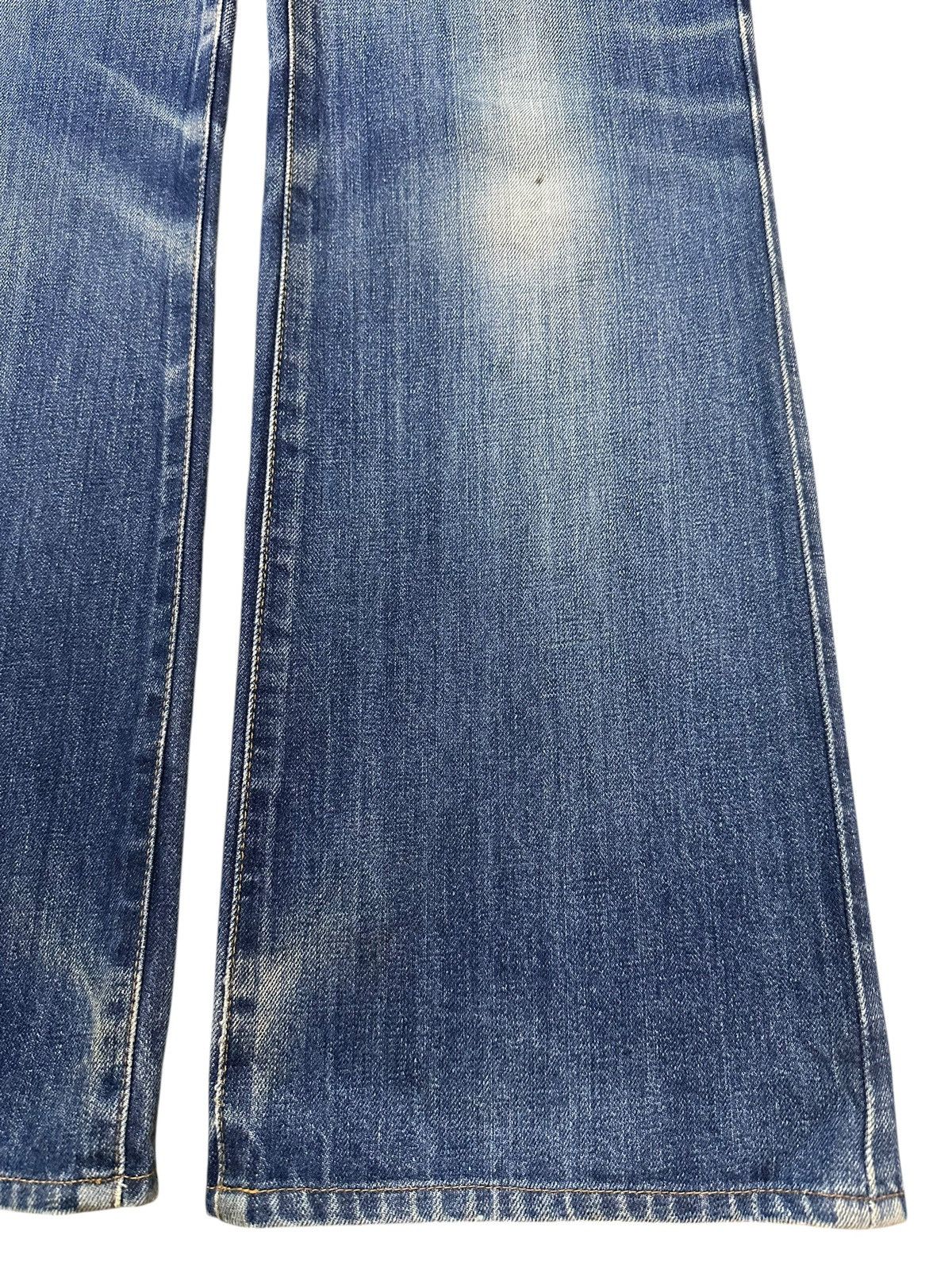 Edwin Vintage Edwin 601 Blue Faded Wash Style Wide Leg Jeans Size US 32 / EU 48 - 8 Thumbnail
