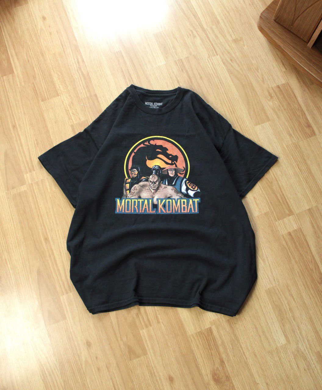Microsoft 🔥 RARE Vintage Mortal Combat Tee T-Shirt Video Game Apple Size US L / EU 52-54 / 3 - 2 Thumbnail