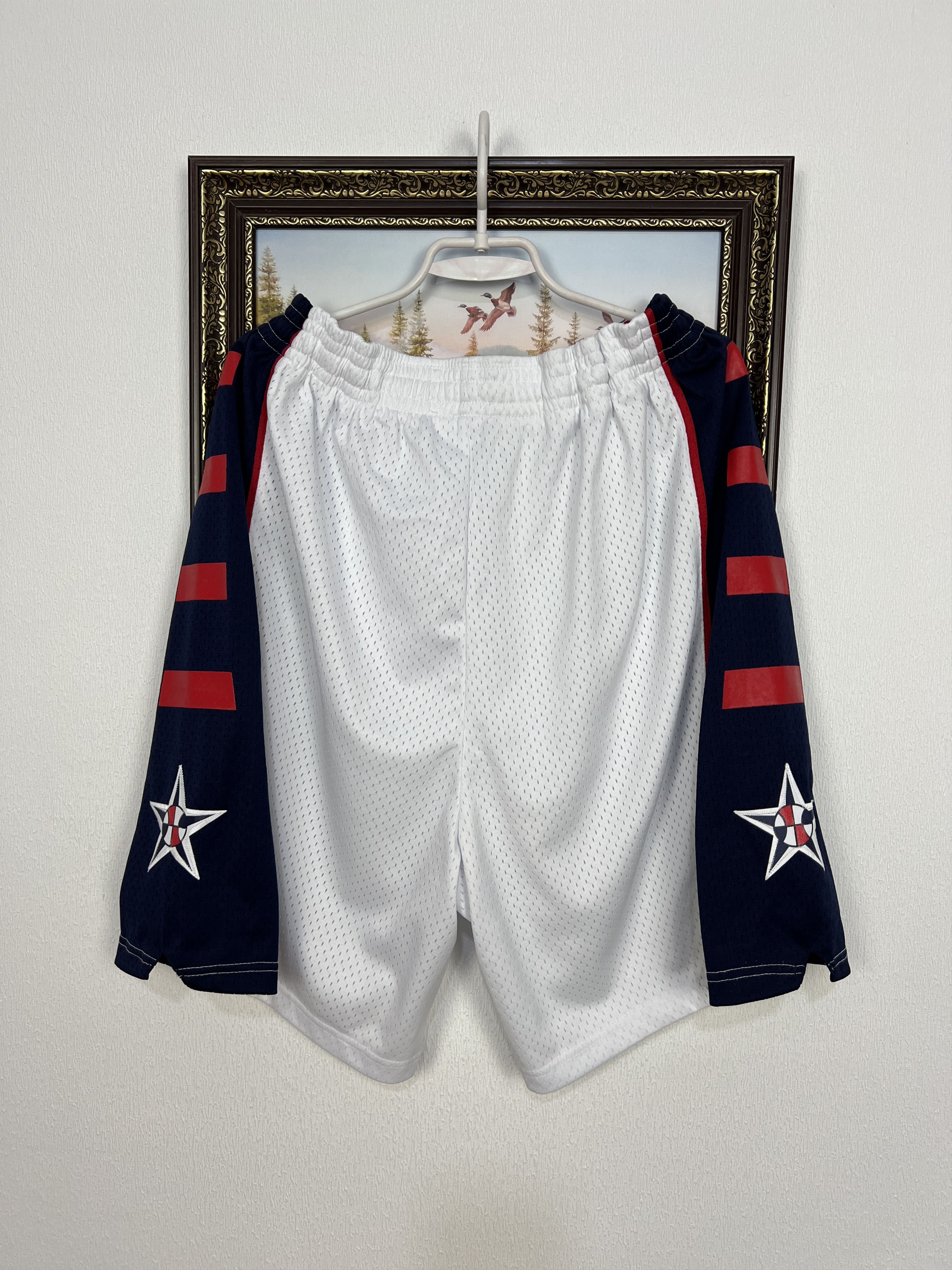 Reebok Vintage 2000's Reebok Team USA Basketball Shorts NBA 2XL Size US 38 / EU 54 - 10 Thumbnail