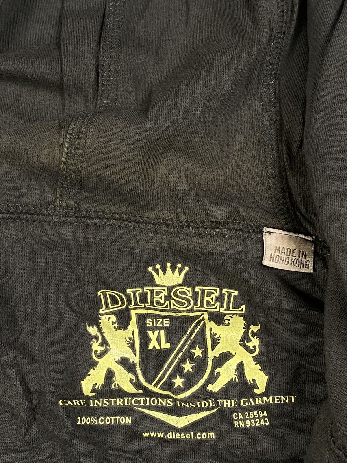 Diesel Rare 00s Diesel Goth Style Reversible Zip Up Hoodie Size US M / EU 48-50 / 2 - 10 Thumbnail