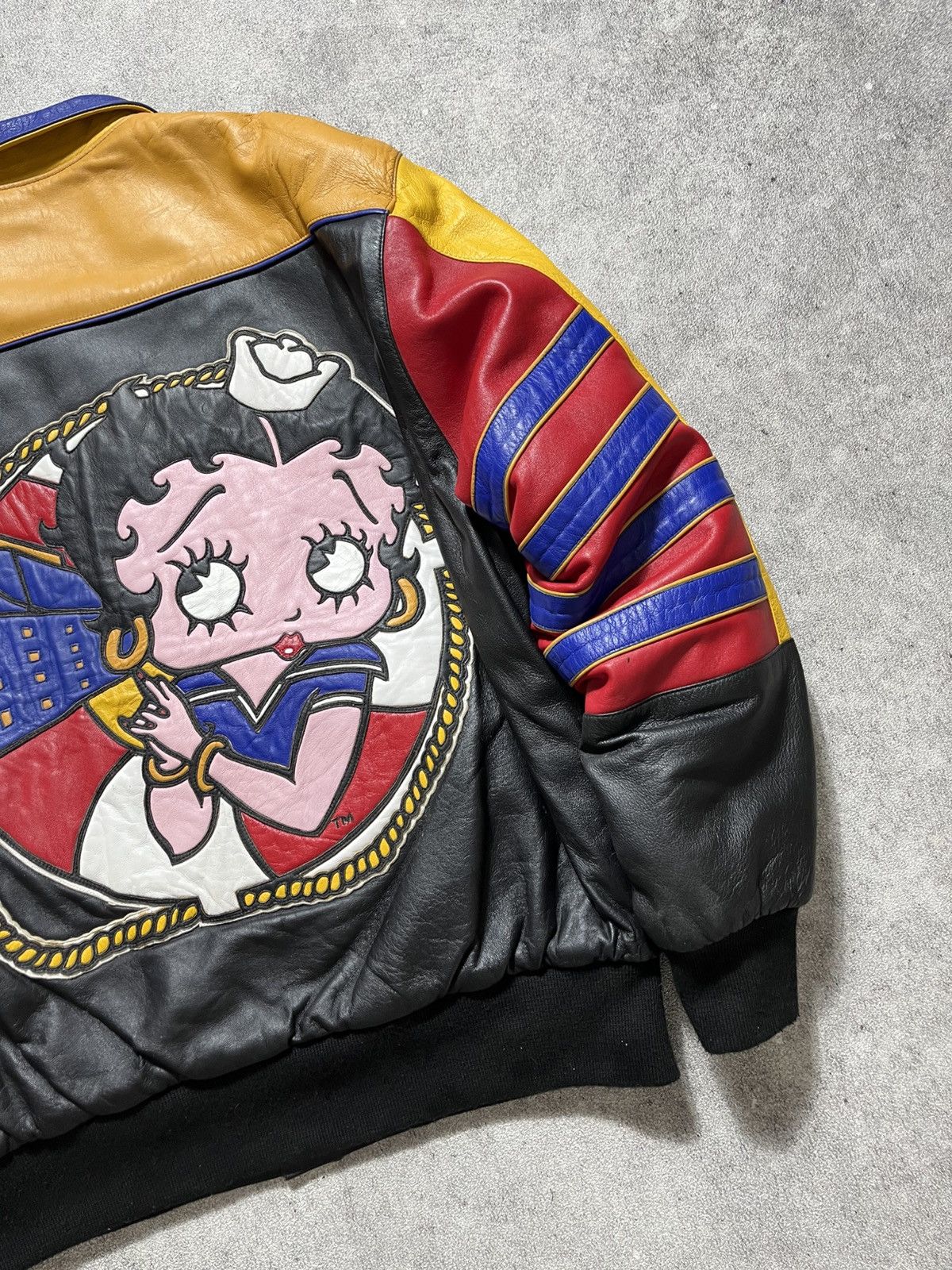 Jeff Hamilton 💥RARE💥Vintage Jeff Hamilton Betty Boop Revesible Jacket Size US M / EU 48-50 / 2 - 3 Thumbnail