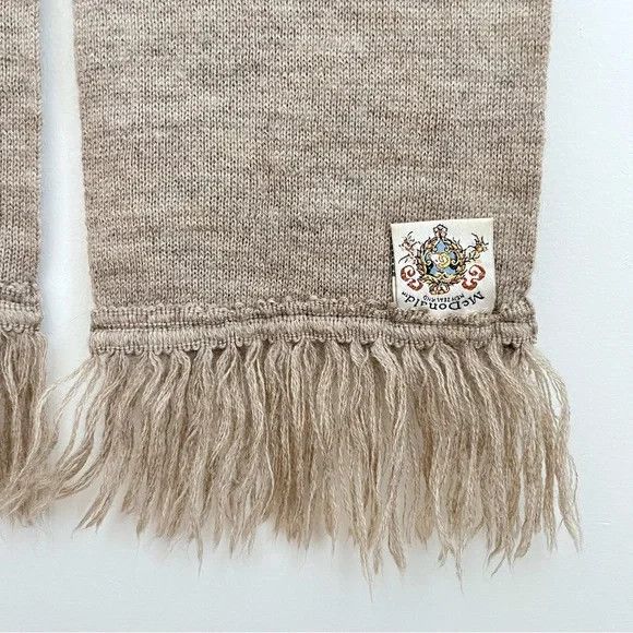 Loro Piana McDonald New Zealand Super Fine Kid Lambswool Scarf Mohair Size ONE SIZE - 8 Thumbnail