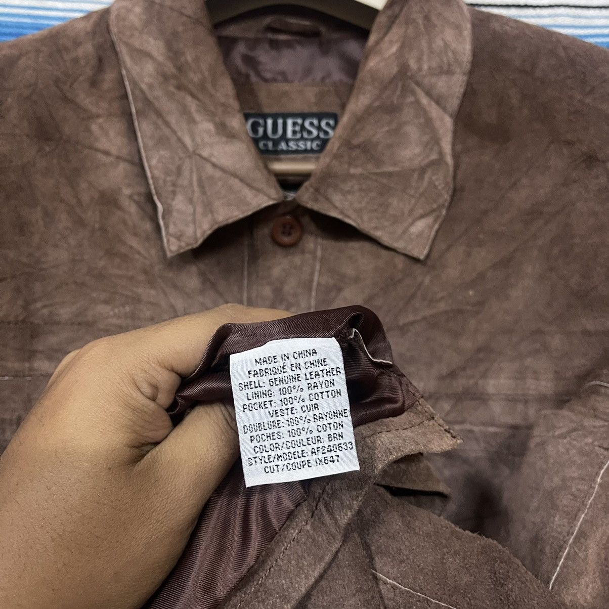 Genuine Leather × Guess × Vintage Vintage GUESS Classic Genuine Leather Shirt Size US S / EU 44-46 / 1 - 8 Thumbnail