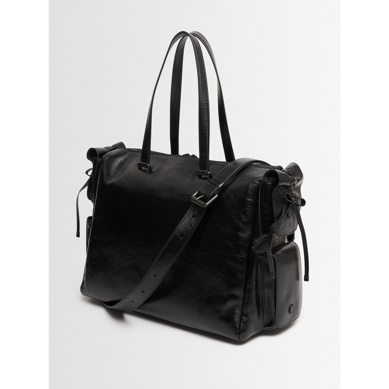 Acne Studios ACNE STUDIOS Multipocket Black Leather Tote Bag New & Authen Size ONE SIZE - 3 Thumbnail