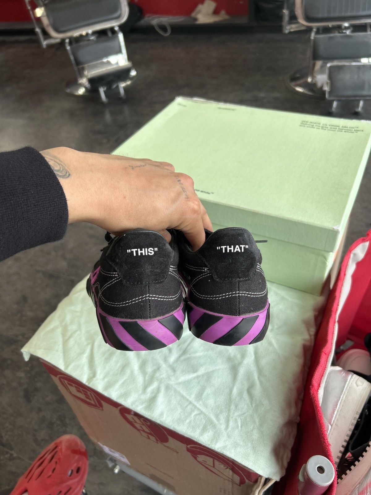 Off-White Off white vulcanized purple Size US 6 / IT 36 - 4 Thumbnail